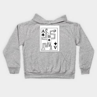 Robot Ace Kids Hoodie